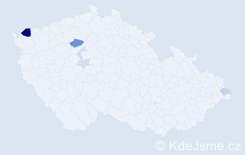 Příjmení: 'Csicsola', počet výskytů 8 v celé ČR
