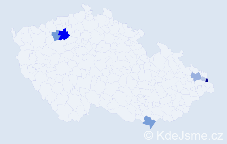 Příjmení: 'Sihlovec', počet výskytů 15 v celé ČR