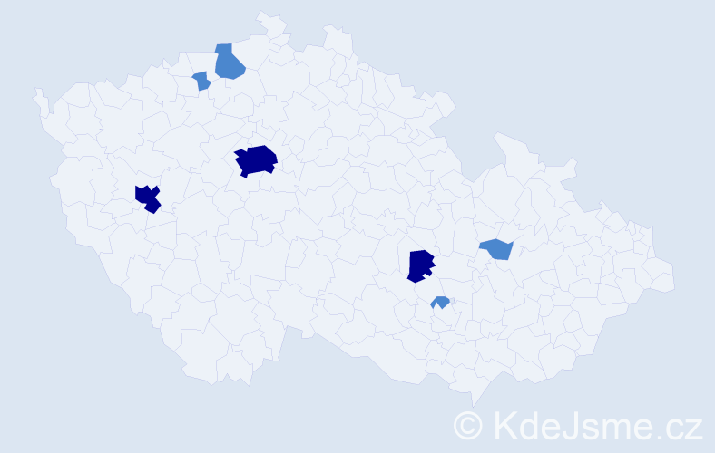 Příjmení: 'Didyk', počet výskytů 13 v celé ČR