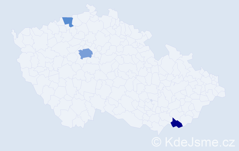 Příjmení: 'Lukina', počet výskytů 7 v celé ČR