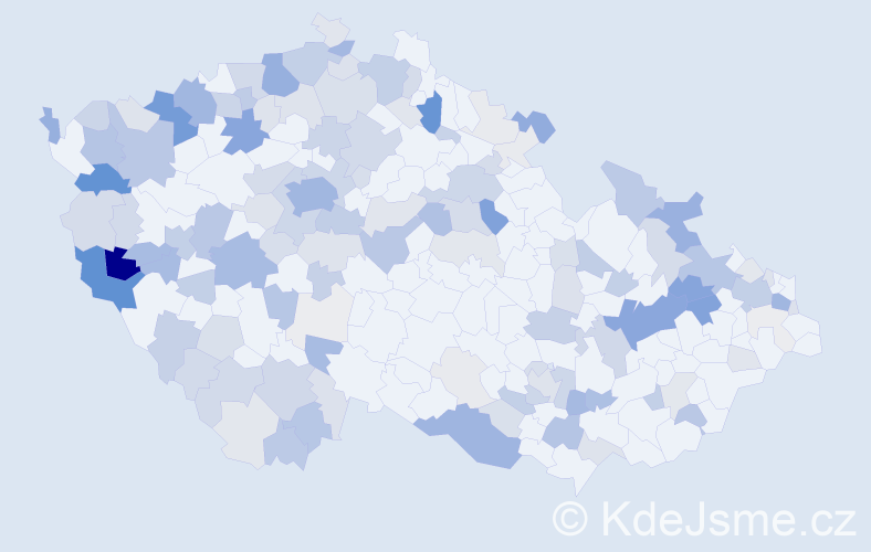 Příjmení: 'Beck', počet výskytů 538 v celé ČR