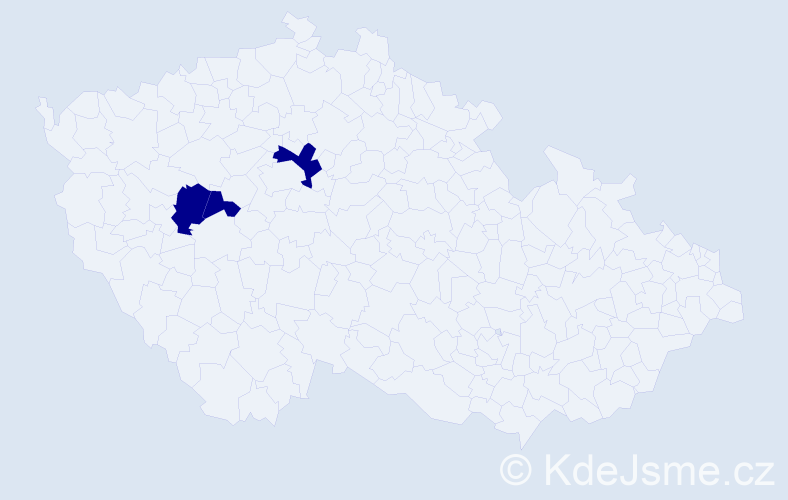 Příjmení: 'Fulem', počet výskytů 6 v celé ČR