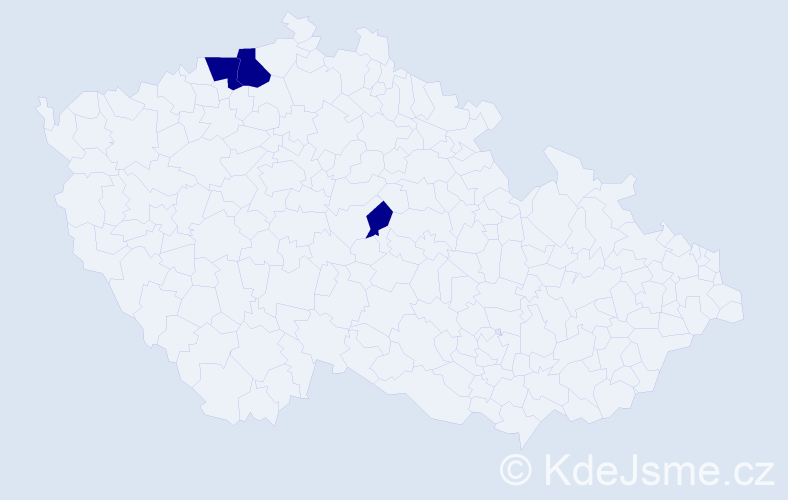 Příjmení: 'Parachin', počet výskytů 9 v celé ČR