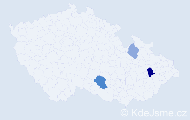 Příjmení: 'Grammerová', počet výskytů 8 v celé ČR