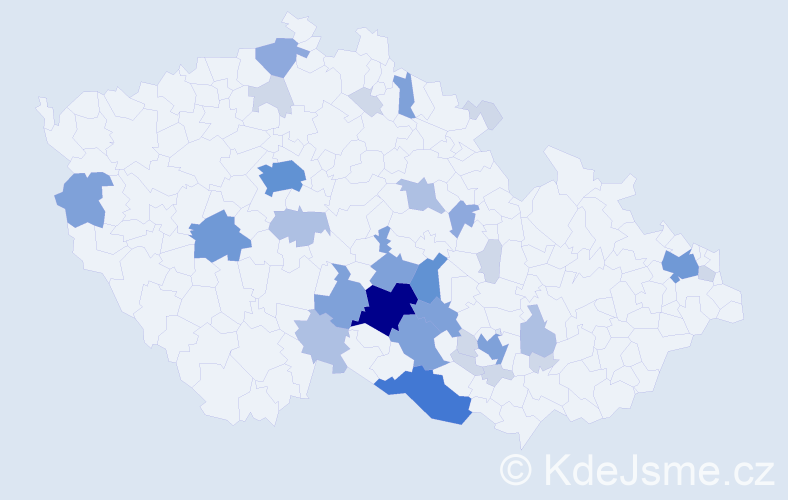Příjmení: 'Simonidesová', počet výskytů 96 v celé ČR