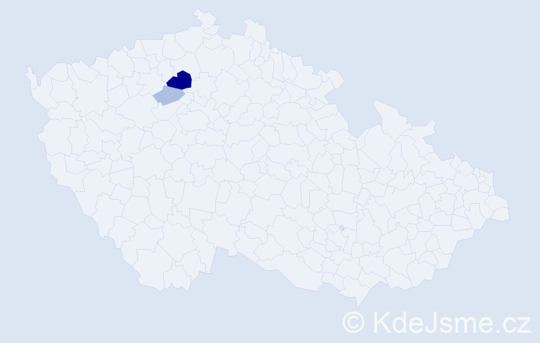 Příjmení: 'Landsdorf', počet výskytů 7 v celé ČR