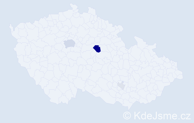 Příjmení: 'Palmieri', počet výskytů 9 v celé ČR