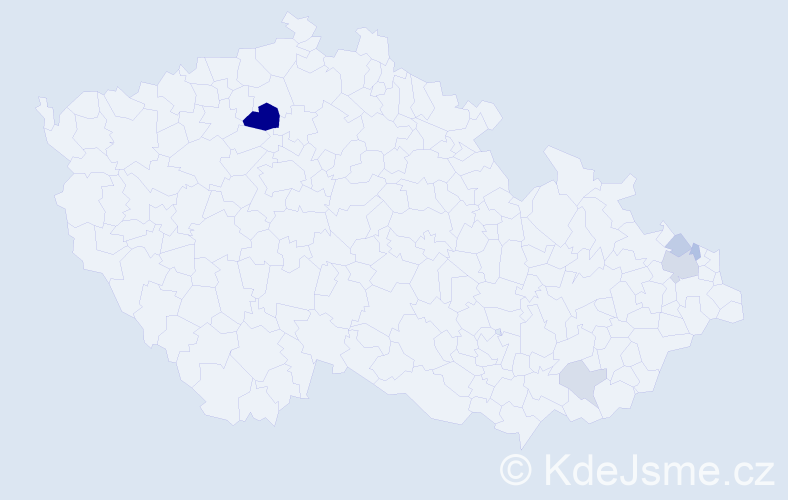 Příjmení: 'Wippler', počet výskytů 14 v celé ČR