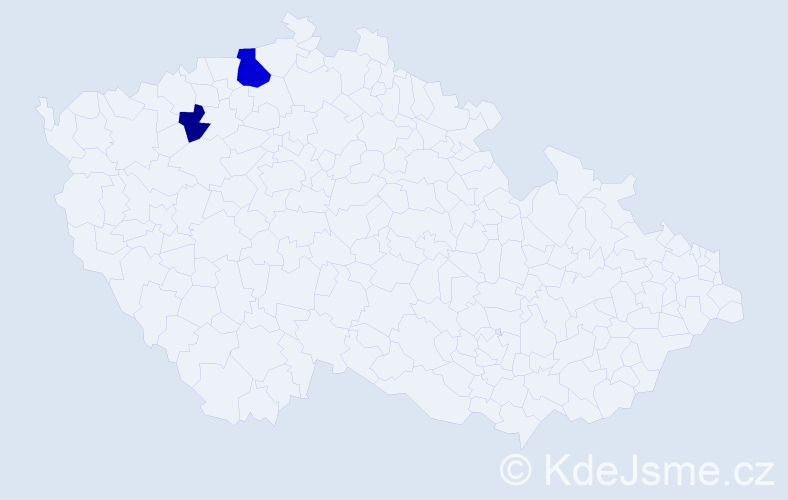 Příjmení: 'Kušejová', počet výskytů 4 v celé ČR