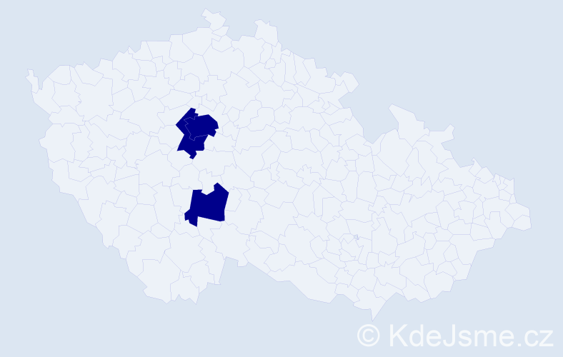 Příjmení: 'Banchev', počet výskytů 3 v celé ČR