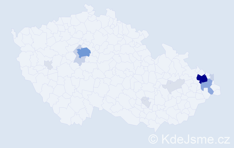 Příjmení: 'Musialek', počet výskytů 48 v celé ČR