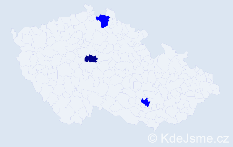 Příjmení: 'Keshelya', počet výskytů 4 v celé ČR