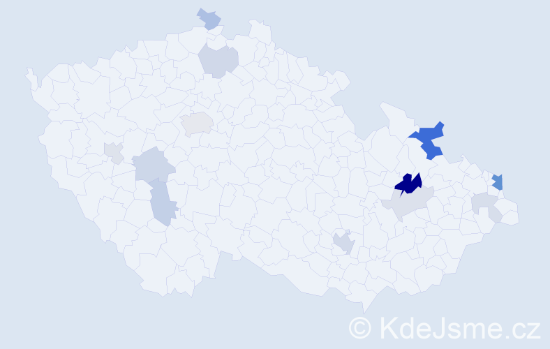 Příjmení: 'Michailidisová', počet výskytů 29 v celé ČR