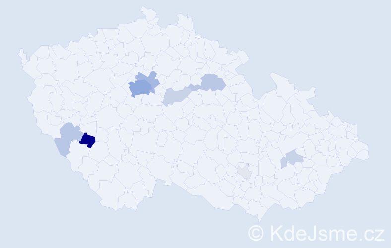 Příjmení: 'Panchenko', počet výskytů 32 v celé ČR
