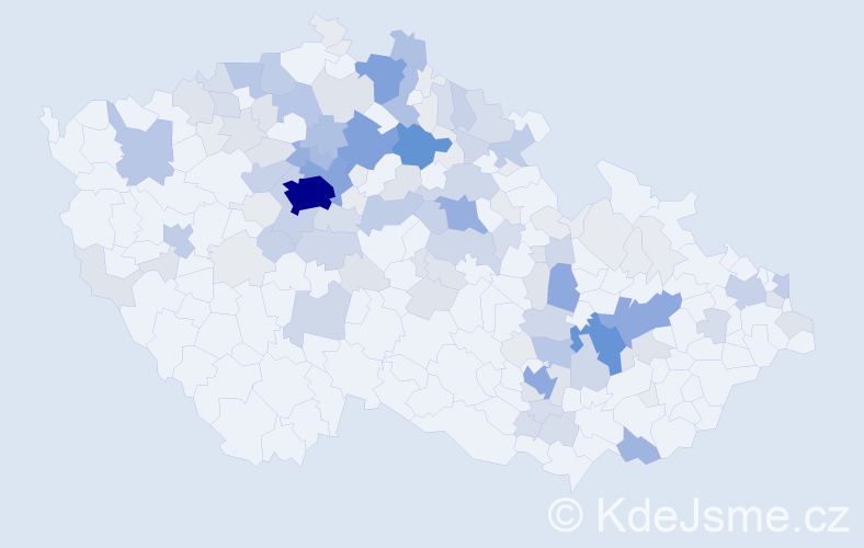 Příjmení: 'Lachmanová', počet výskytů 467 v celé ČR