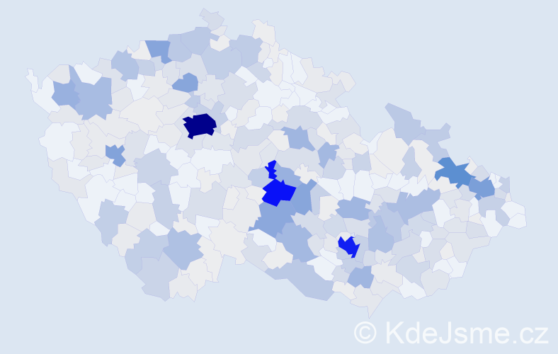 Příjmení: 'Klement', počet výskytů 1467 v celé ČR
