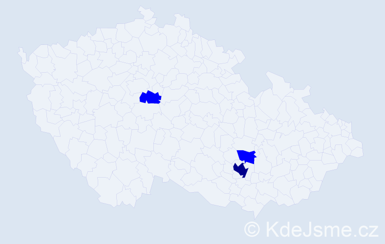 Příjmení: 'Hrycjuková', počet výskytů 4 v celé ČR