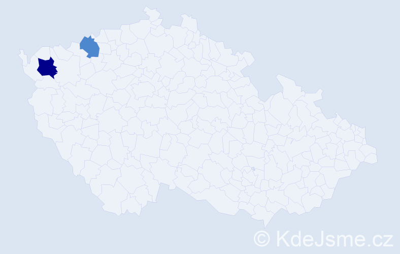 Příjmení: 'Kušniruk', počet výskytů 3 v celé ČR