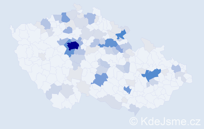 Příjmení: 'Andres', počet výskytů 293 v celé ČR