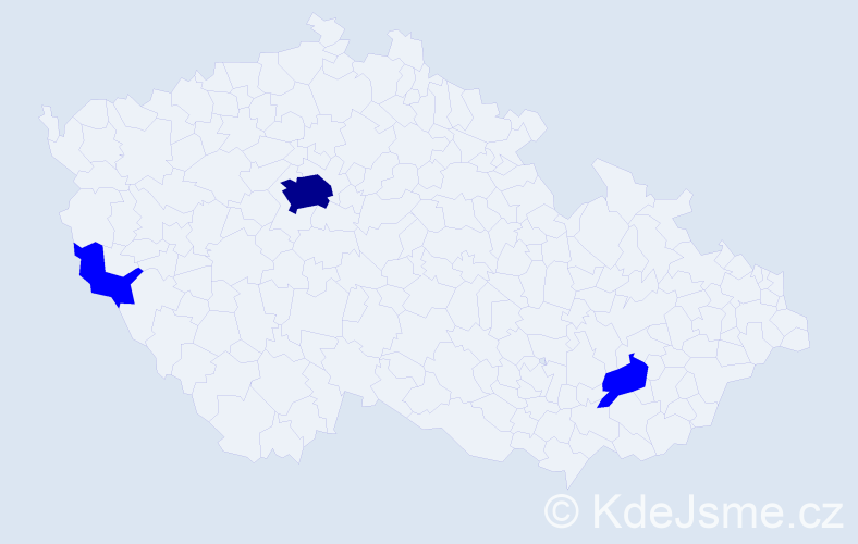 Příjmení: 'Ocknechtová', počet výskytů 4 v celé ČR