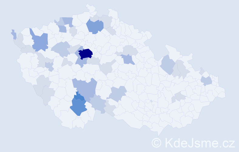 Příjmení: 'Panoch', počet výskytů 104 v celé ČR