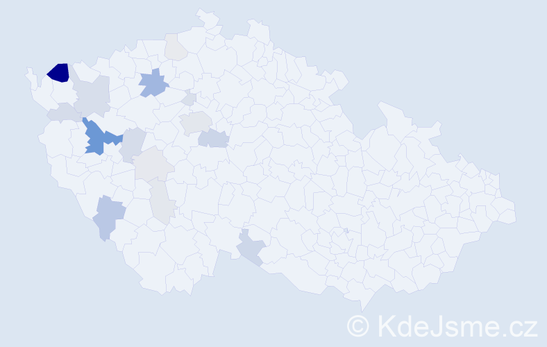 Příjmení: 'Brandtlová', počet výskytů 56 v celé ČR