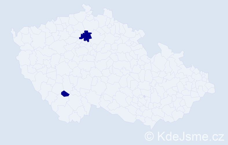 Příjmení: '"Tran Trieu"', počet výskytů 2 v celé ČR