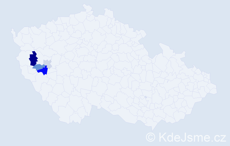 Příjmení: 'Sternerová', počet výskytů 6 v celé ČR