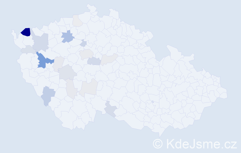 Příjmení: 'Brandtlová', počet výskytů 60 v celé ČR