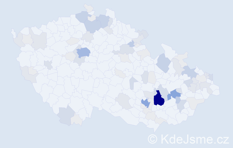 Příjmení: 'Plhal', počet výskytů 251 v celé ČR