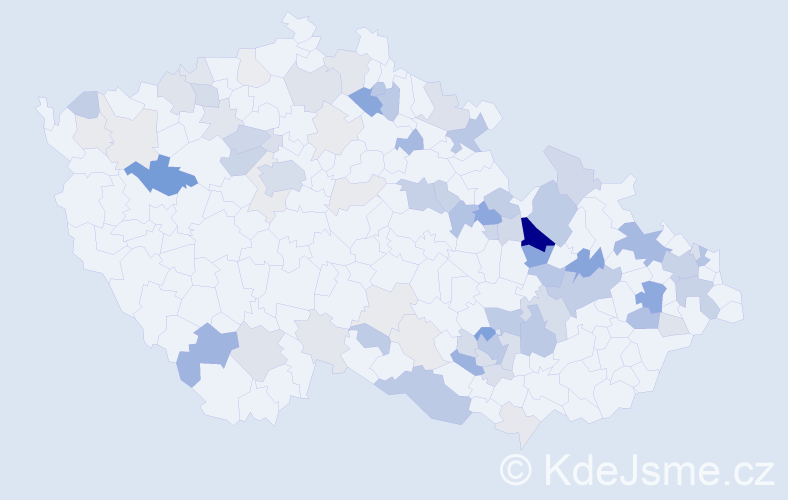 Příjmení: 'Meixnerová', počet výskytů 241 v celé ČR