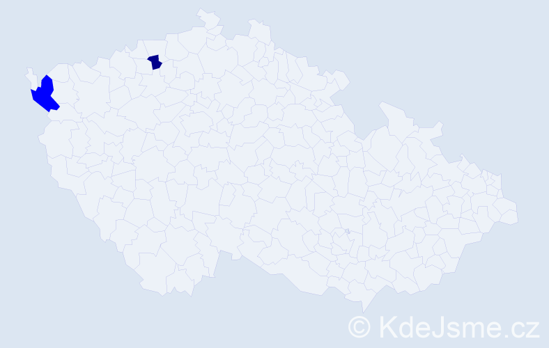 Příjmení: 'Krausam', počet výskytů 7 v celé ČR