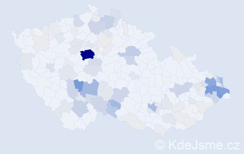 Příjmení: 'Buzková', počet výskytů 373 v celé ČR