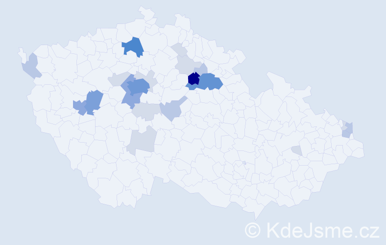 Příjmení: 'Purma', počet výskytů 69 v celé ČR