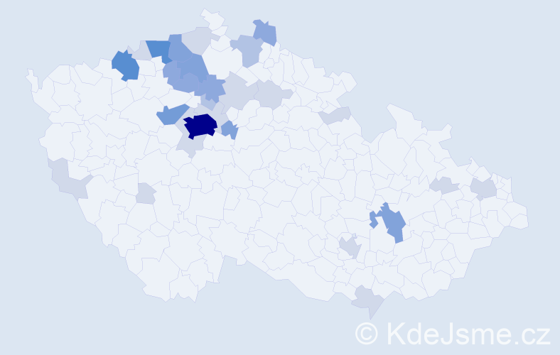 Příjmení: 'Schönfeld', počet výskytů 80 v celé ČR