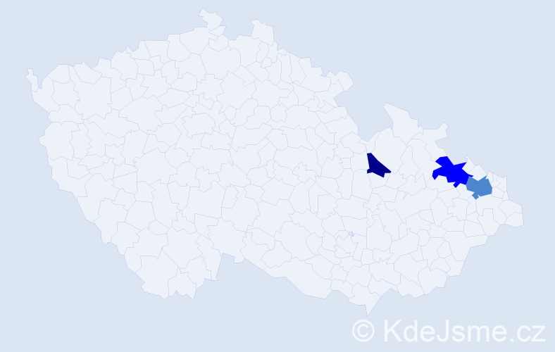Příjmení: 'Romfeld', počet výskytů 6 v celé ČR