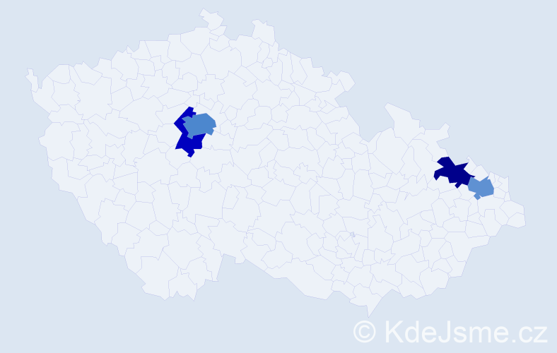 Příjmení: 'Akhtar', počet výskytů 7 v celé ČR