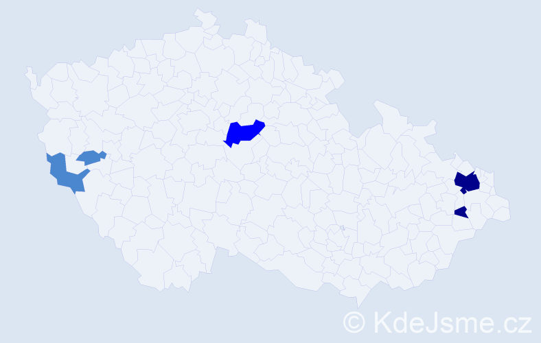 Příjmení: 'Weininger', počet výskytů 10 v celé ČR