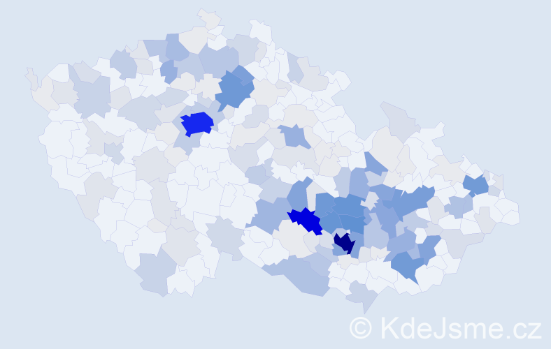 Příjmení: 'Nedomová', počet výskytů 767 v celé ČR