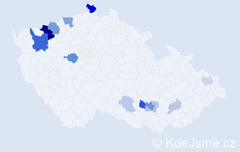 Příjmení: 'Drizi', počet výskytů 44 v celé ČR