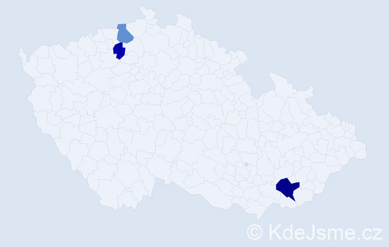 Příjmení: 'Baičevová', počet výskytů 11 v celé ČR