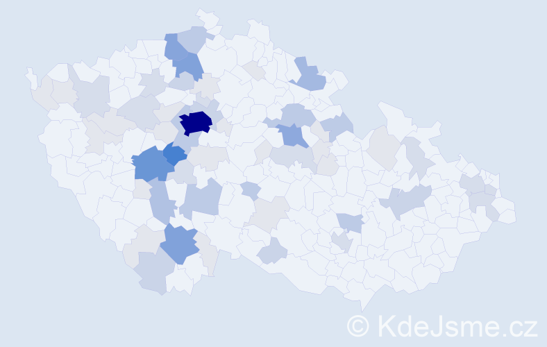 Příjmení: 'Vandas', počet výskytů 204 v celé ČR