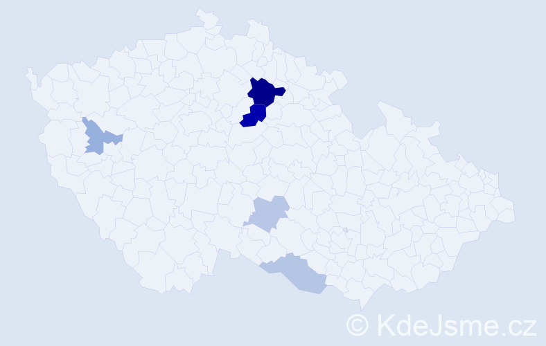 Příjmení: 'Sytná', počet výskytů 11 v celé ČR