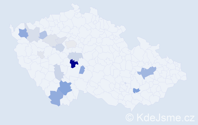 Příjmení: 'Wittnerová', počet výskytů 62 v celé ČR