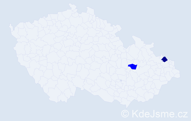 Příjmení: 'Siefert', počet výskytů 3 v celé ČR