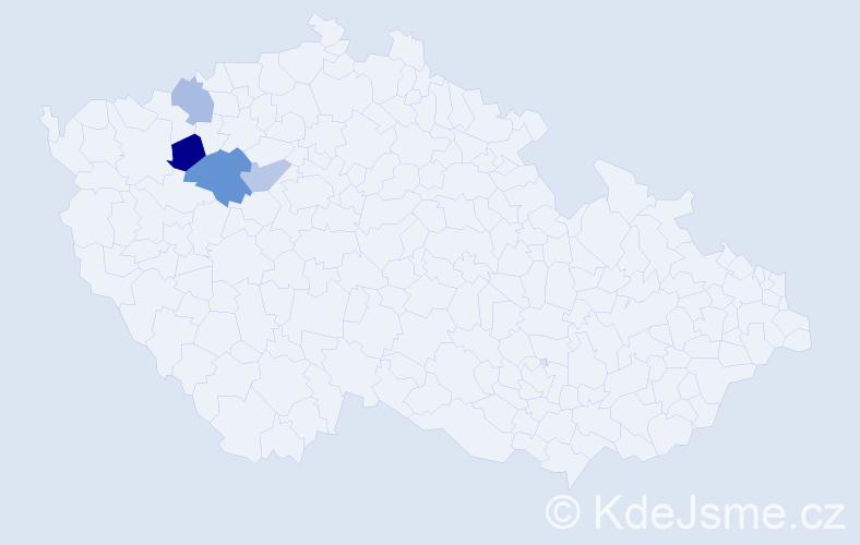 Příjmení: 'Cibulská', počet výskytů 11 v celé ČR