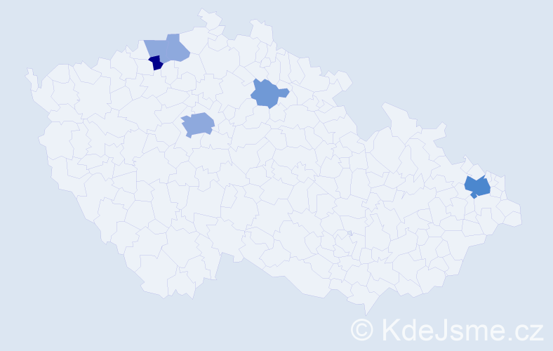 Příjmení: 'Figiel', počet výskytů 14 v celé ČR