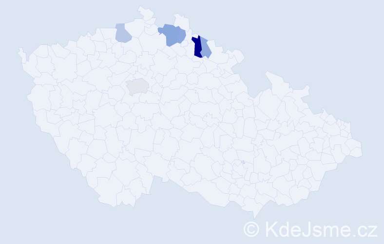 Příjmení: 'Faistauer', počet výskytů 16 v celé ČR