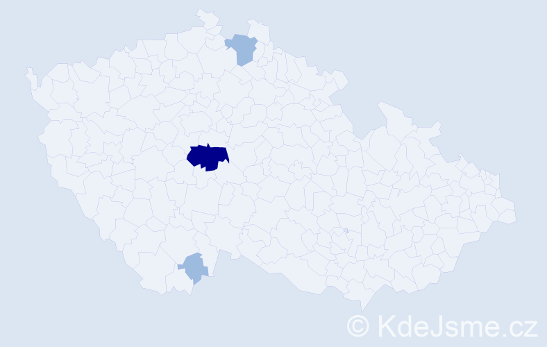 Příjmení: 'Charamsová', počet výskytů 6 v celé ČR