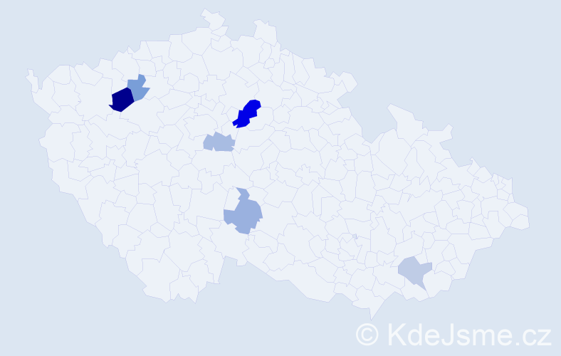 Příjmení: 'Winterblum', počet výskytů 10 v celé ČR